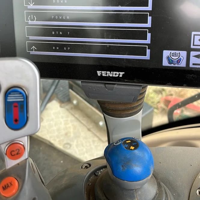 ISOBUS Block interface running on a Fendt (older terminal) Virtual Terminal